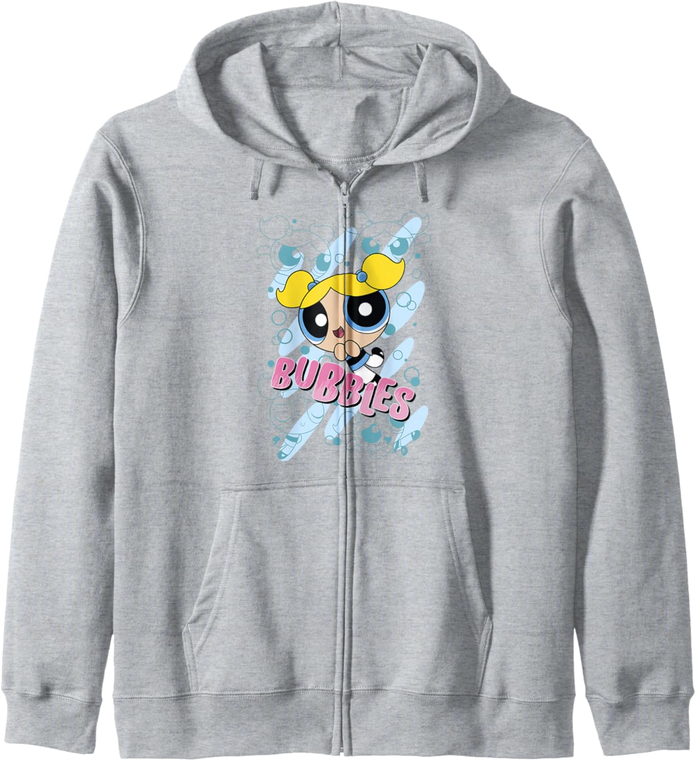 CN The Powerpuff Girls Bubbles Moves Zip Hoodie
