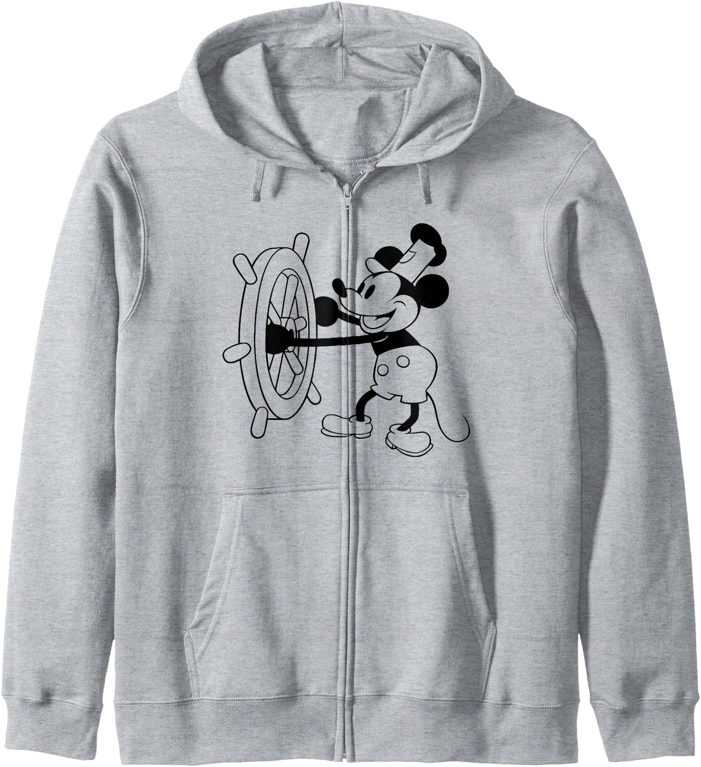 Steamboat Willie Mickey Zip Hoodie