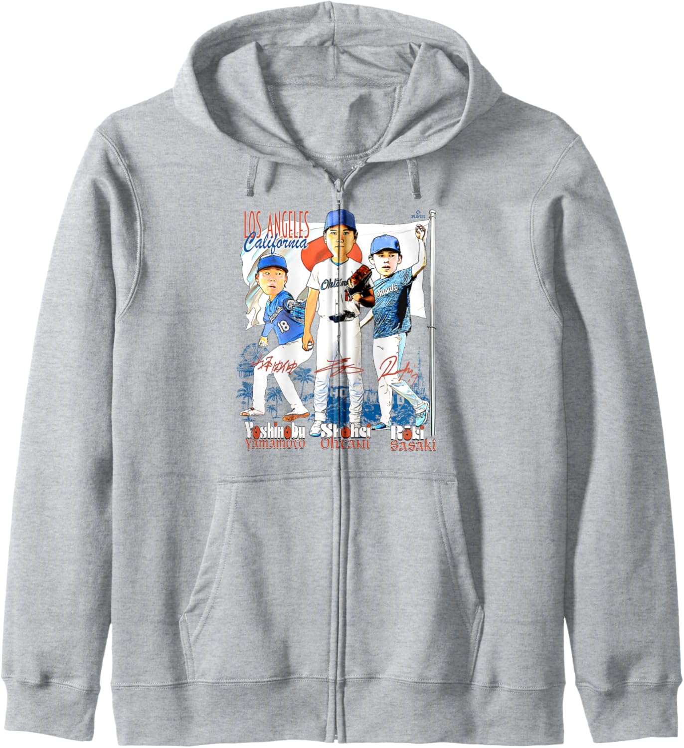 Ohtani Yamamoto Sasaki | Los Angeles D | MLBOSY701k Zip Hoodie