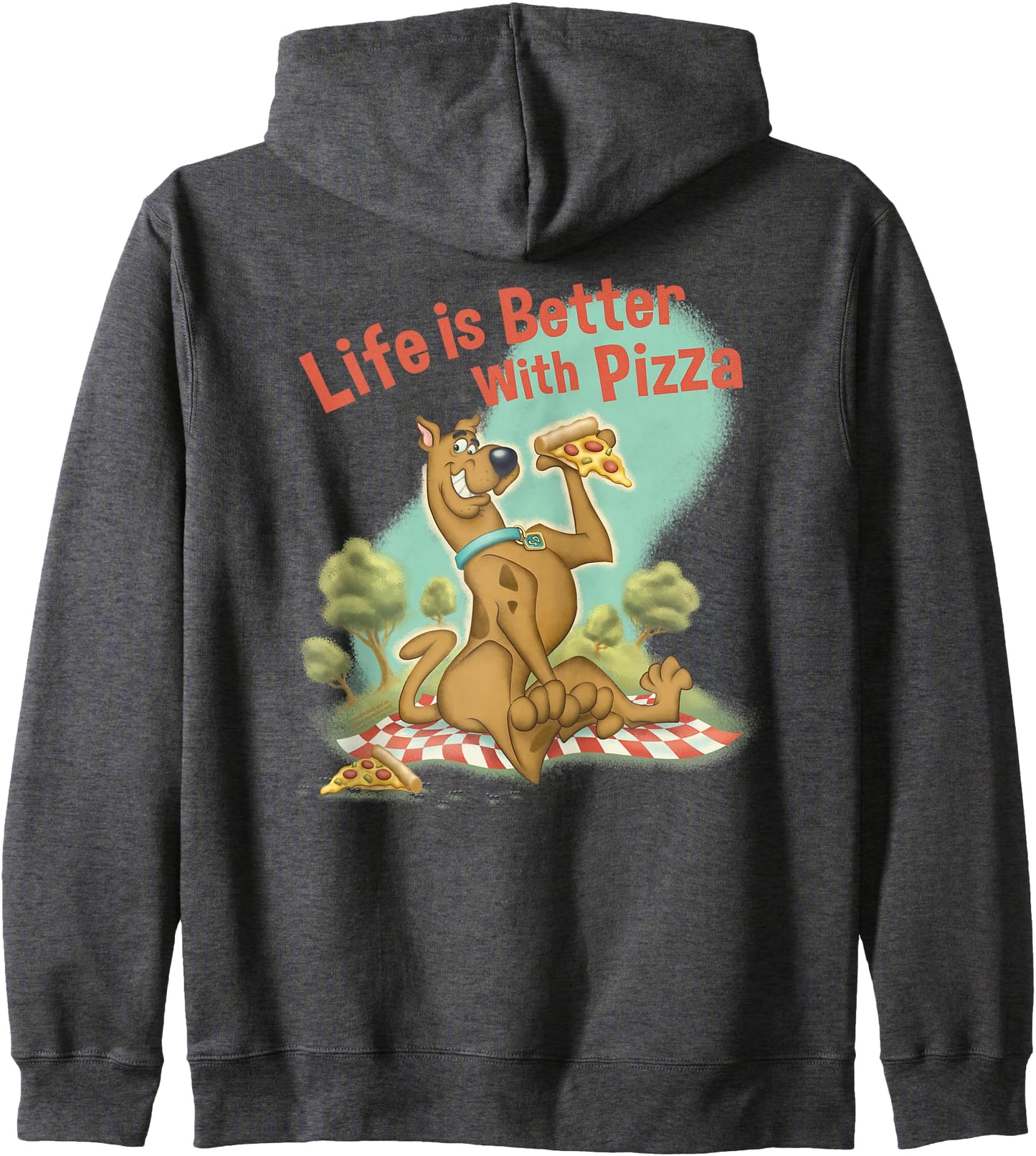Scooby-Doo Life is Better with Pizza Zip Hoodie