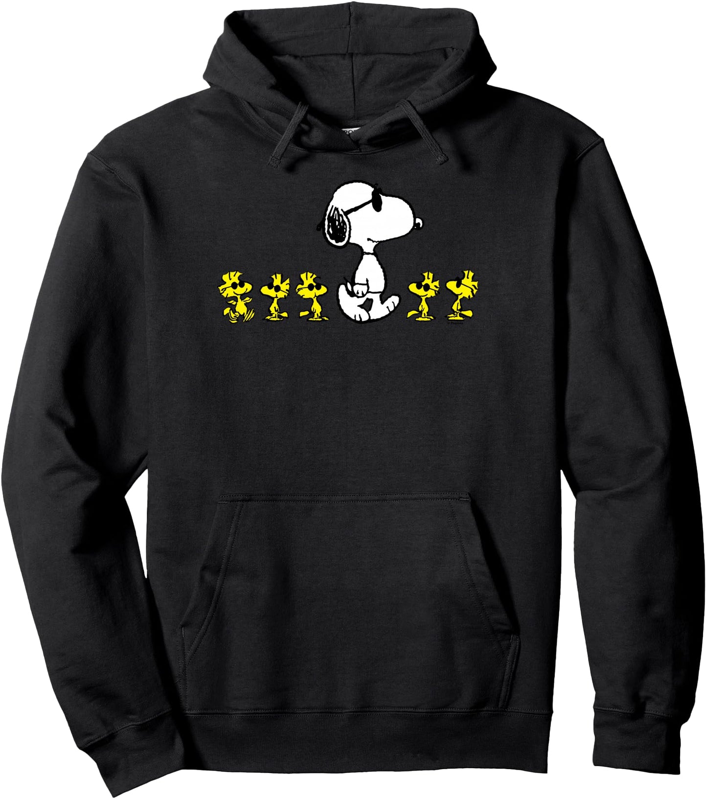 Snoopy and Woodstock Cool Crew Peanuts Design Hoodie
