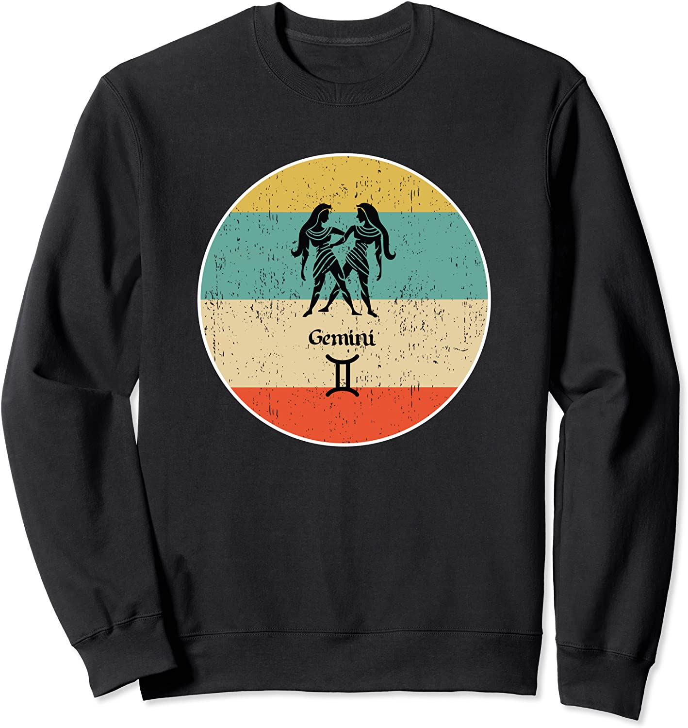Gemini Zodiac Retro Gift Sweatshirt