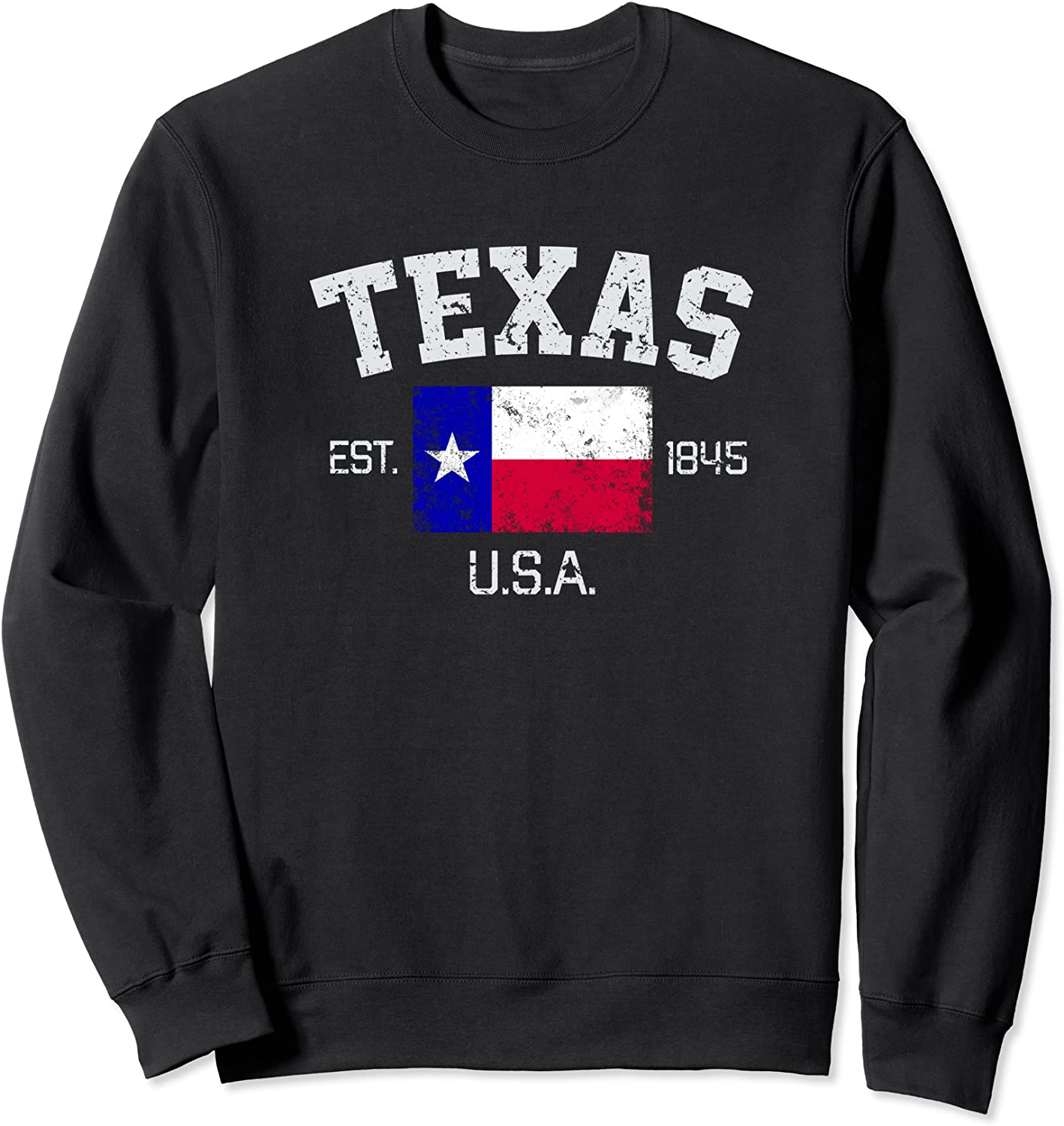 Vintage Texas Austin EST 1845 Souvenir Gift Sweatshirt