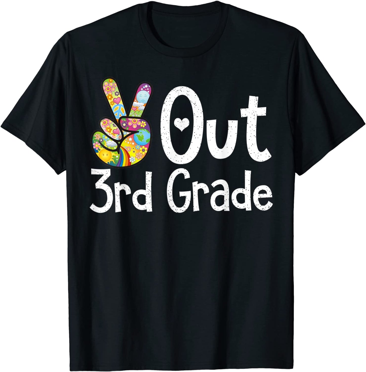 Peace Out 3rd Grade - Last Day of School Third Grade Grad T-Shirt