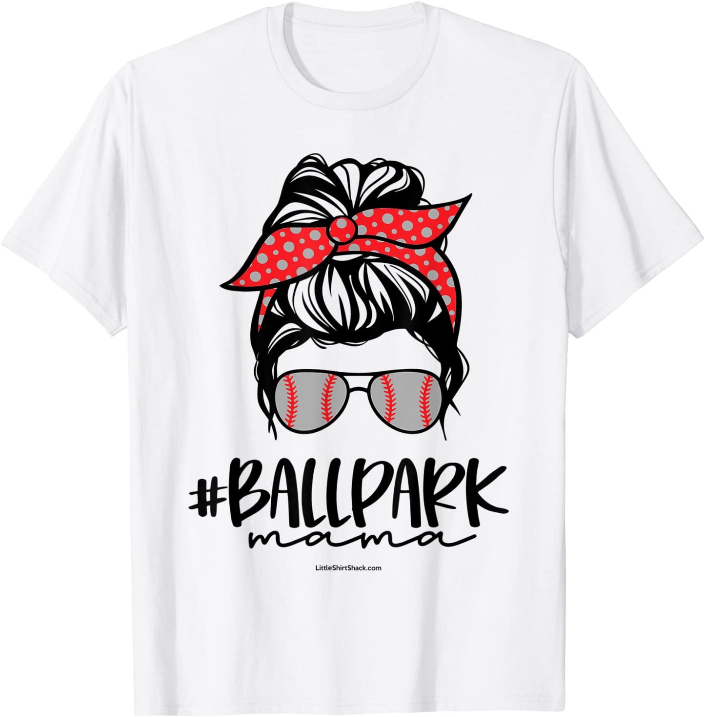 Ball Park Mama Baseball Softball Mothers Day Mom T-Shirt