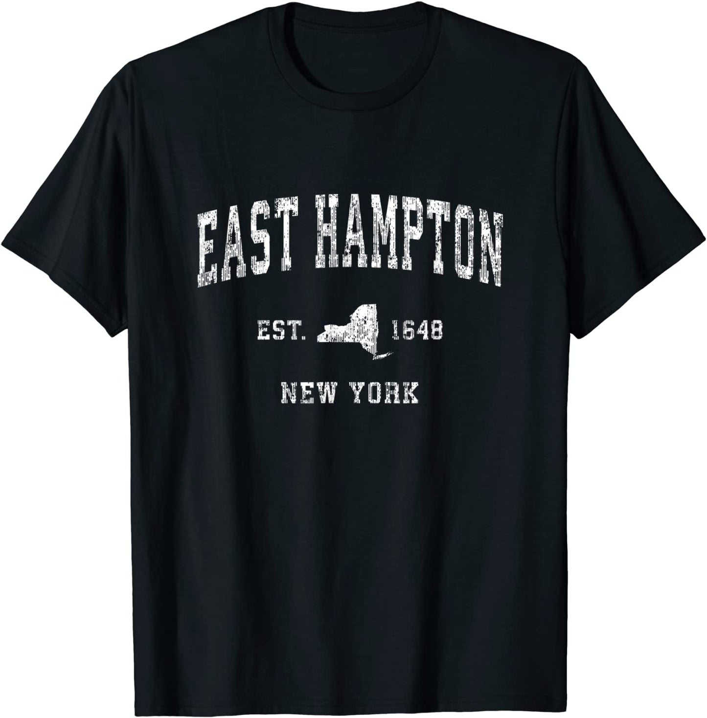 East Hampton New York NY Vintage Athletic Sports Design T-Shirt