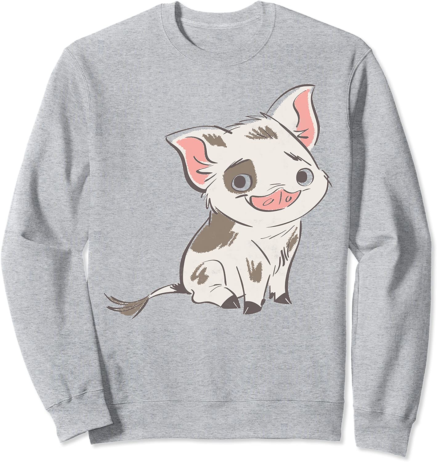 Disney Moana Pua Drawn Smile Graphic Sweatshirt