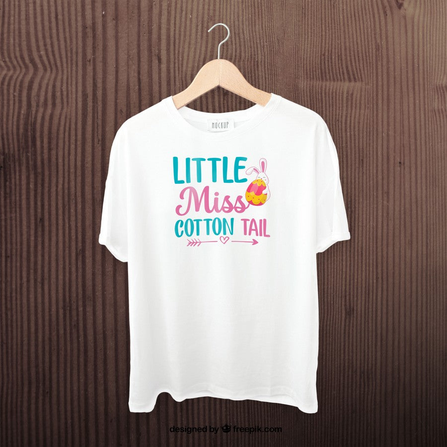 Little Miss Cotton Tail Unisex Shirt Easter Bunny Shirt