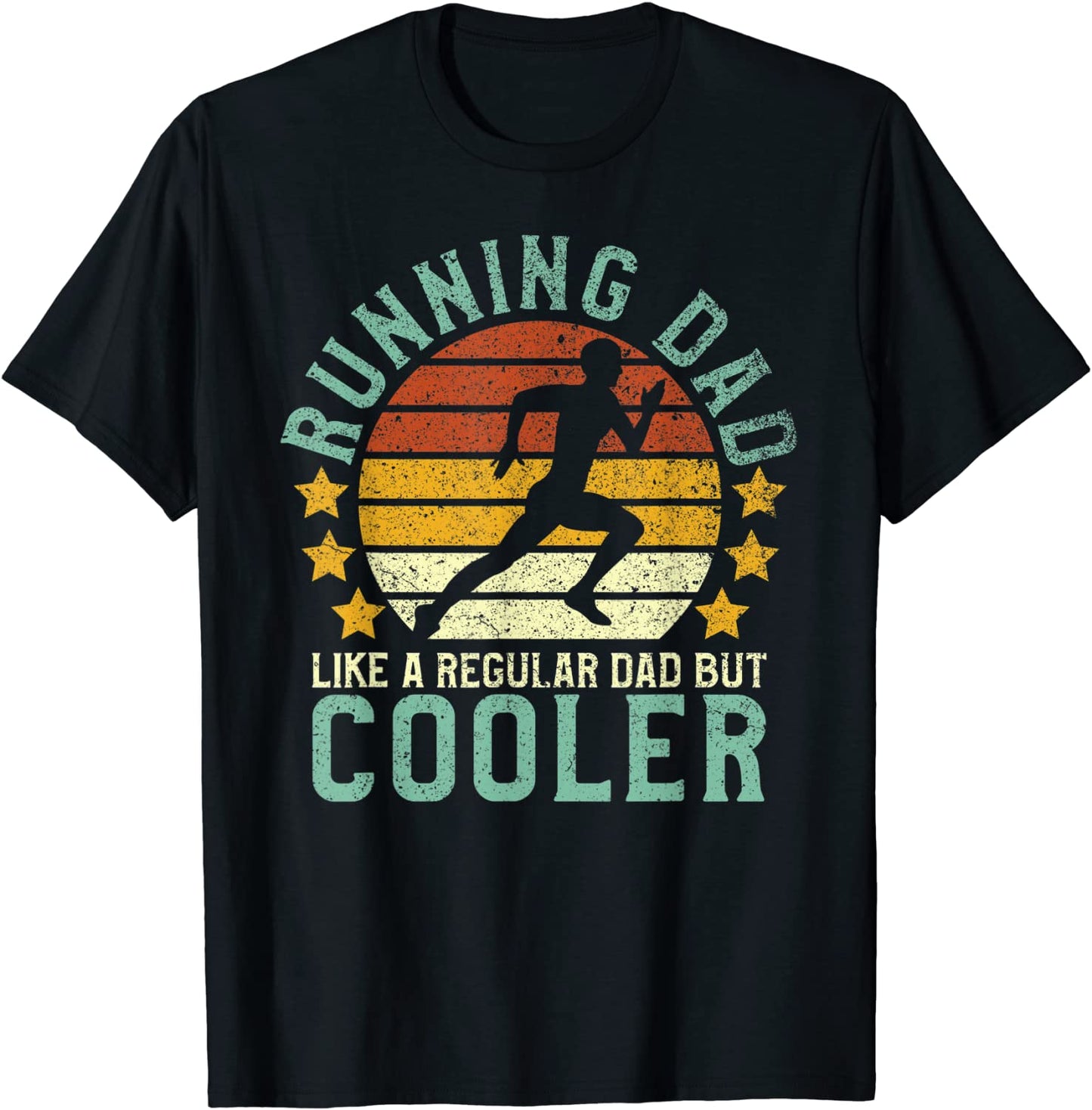 Mens Running Dad Funny Marathon Runner Fathers Day Gift T-Shirt