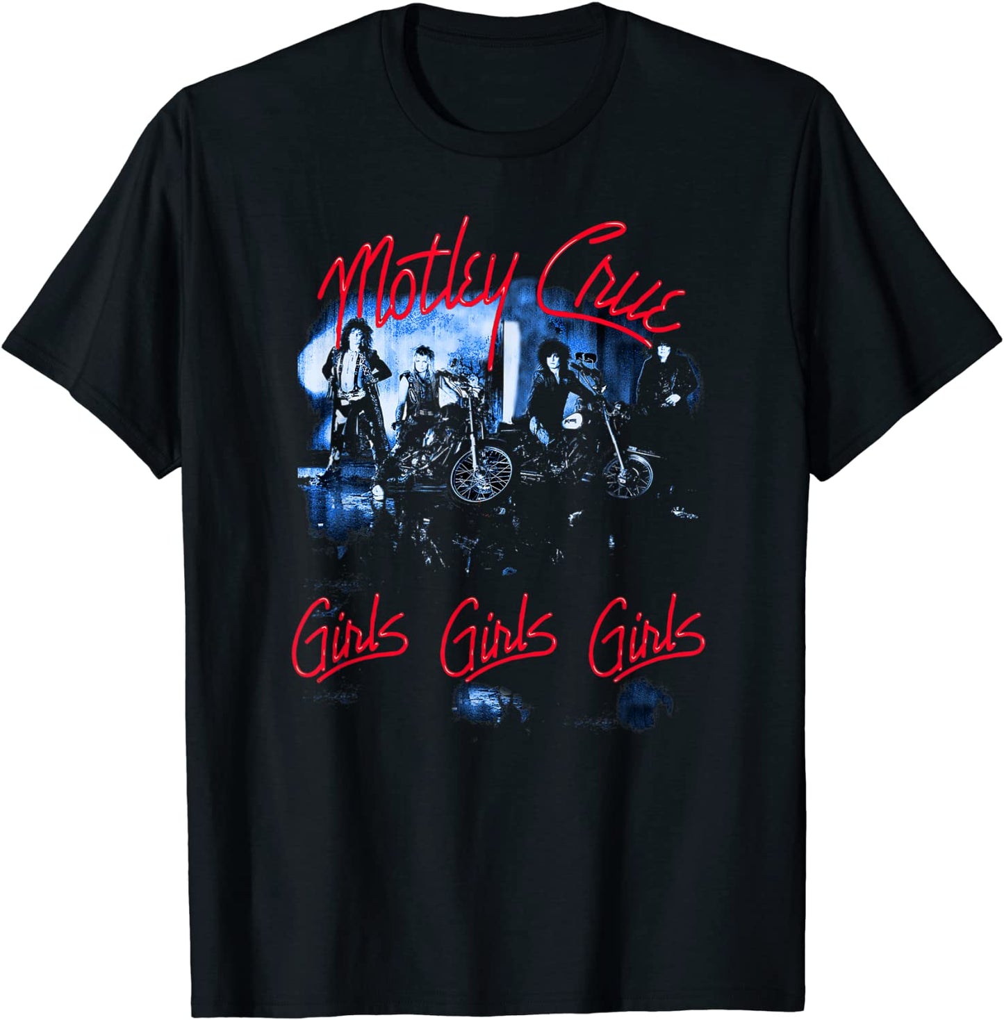 Mtley Cre - Girls Girls Girls Tracklist T-Shirt