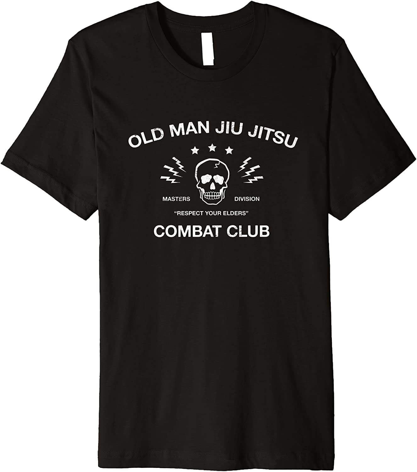 Old Man Jiu Jitsu Combat Club T-Shirt BJJ Gift MMA Sports