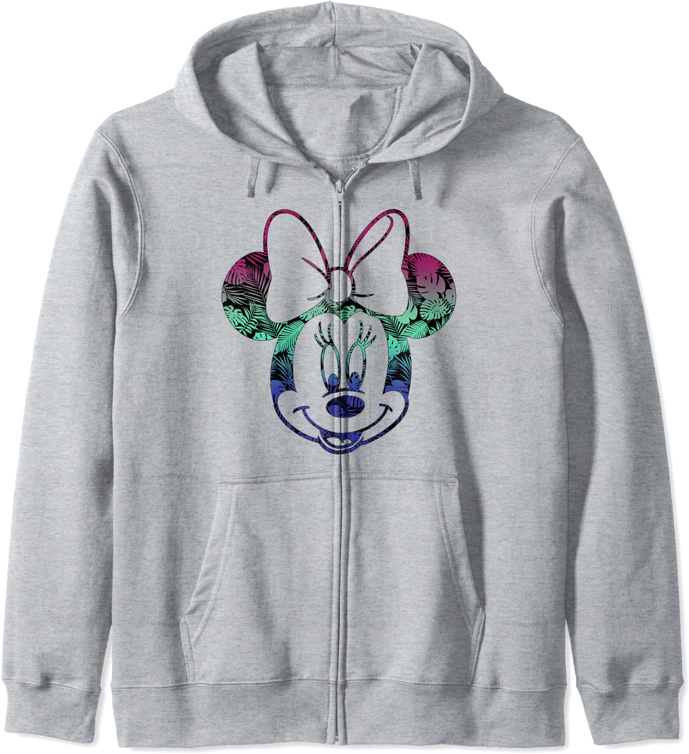 Disney Mickey And Friends Minnie Tropical Gradient Fill Hoodie
