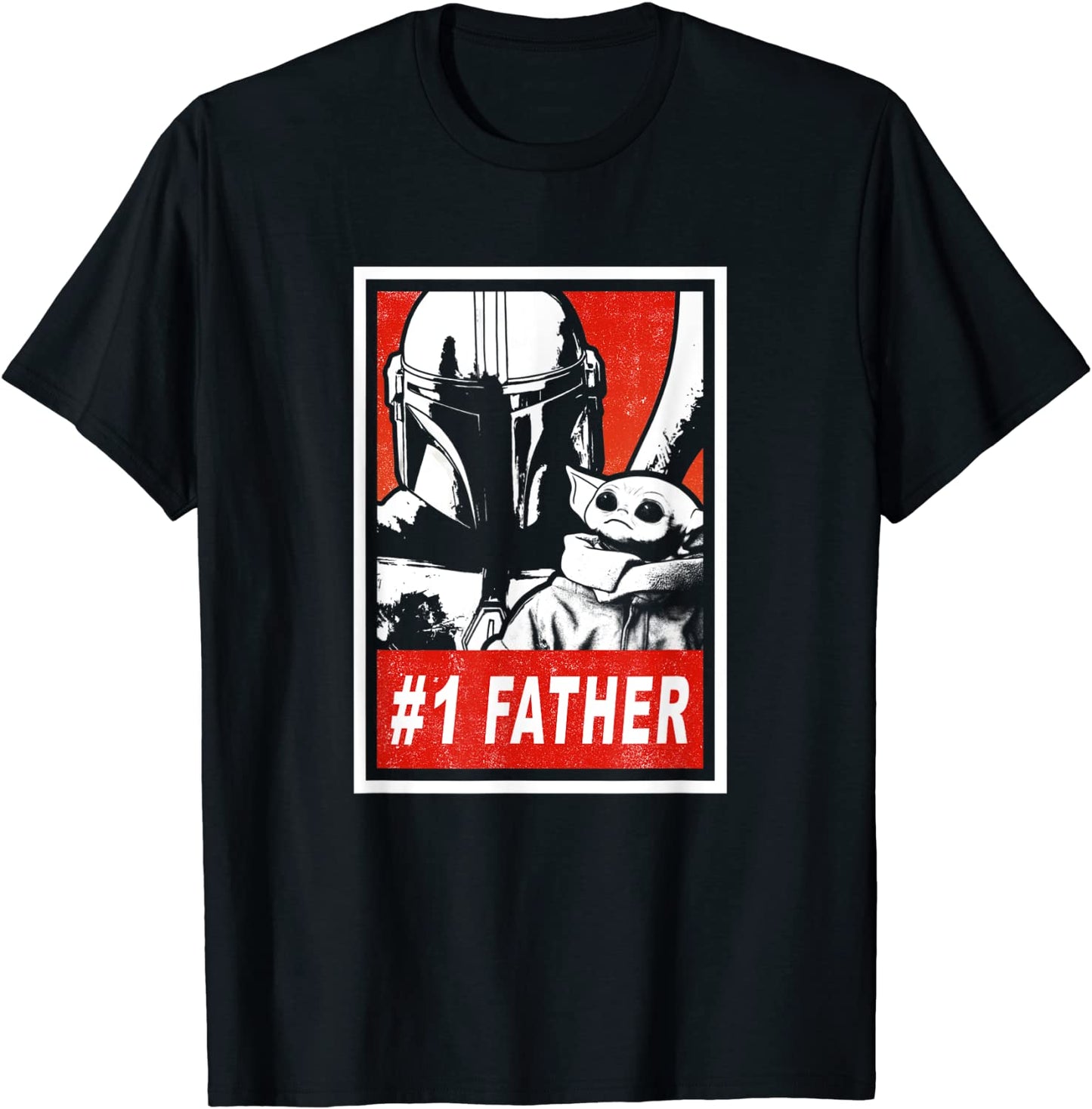 Star Wars The Mandalorian Grogu Fathers Day 1 Father T-Shirt