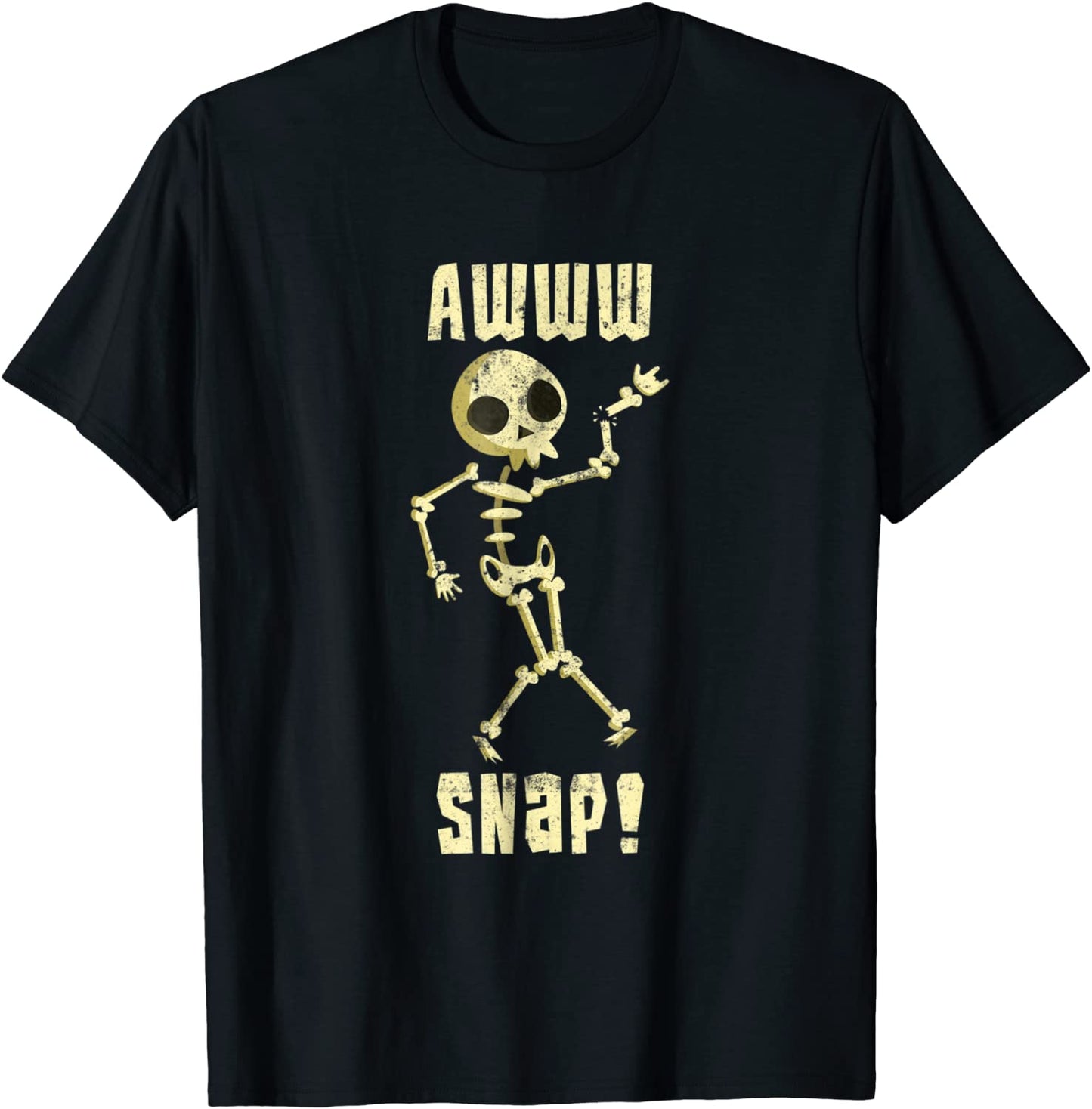 Funny Broken Arm Shirt Awww Snap Skeleton Broken Bone
