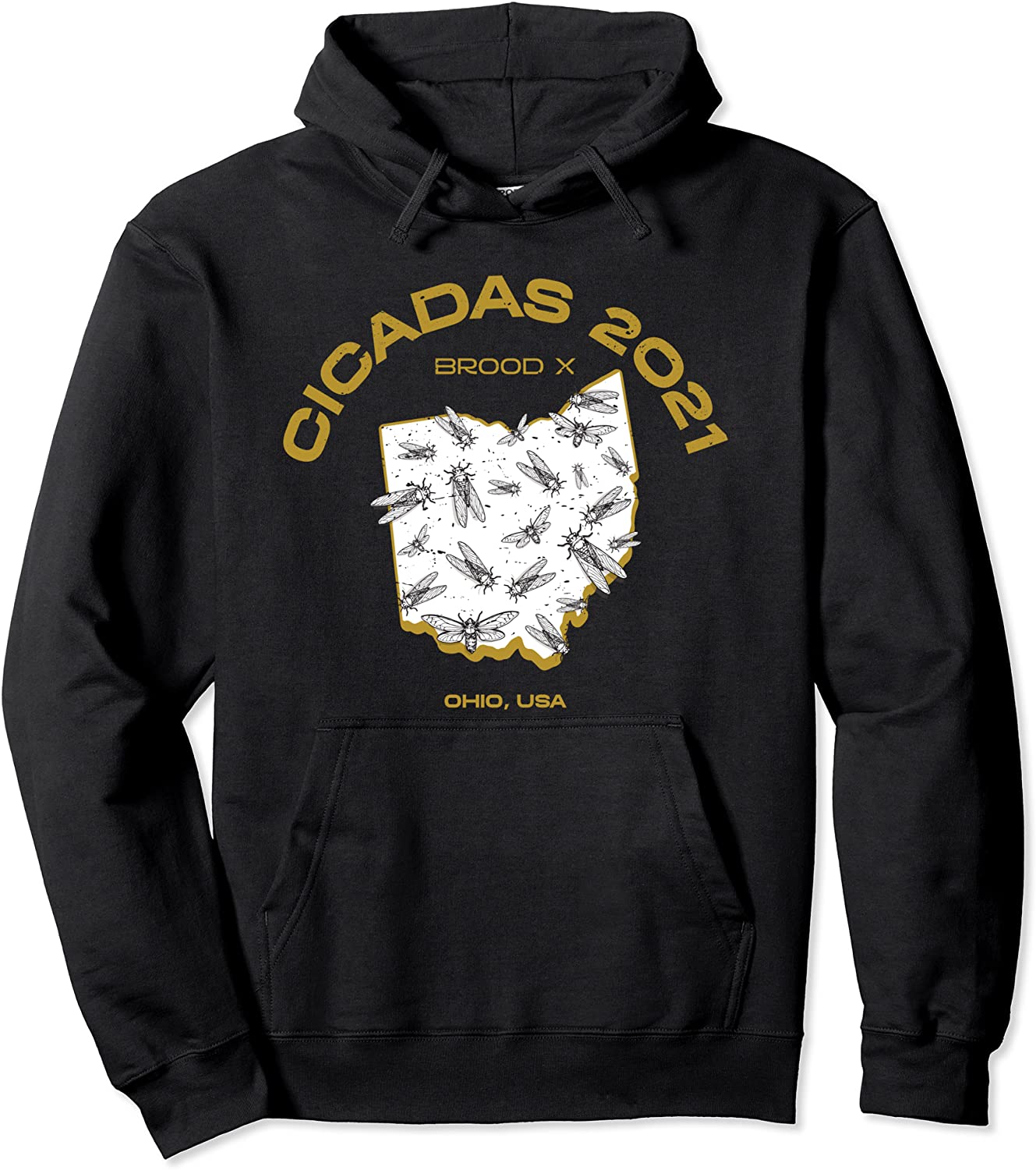 Ohio Cicada Invasion 2021 Pullover Hoodie