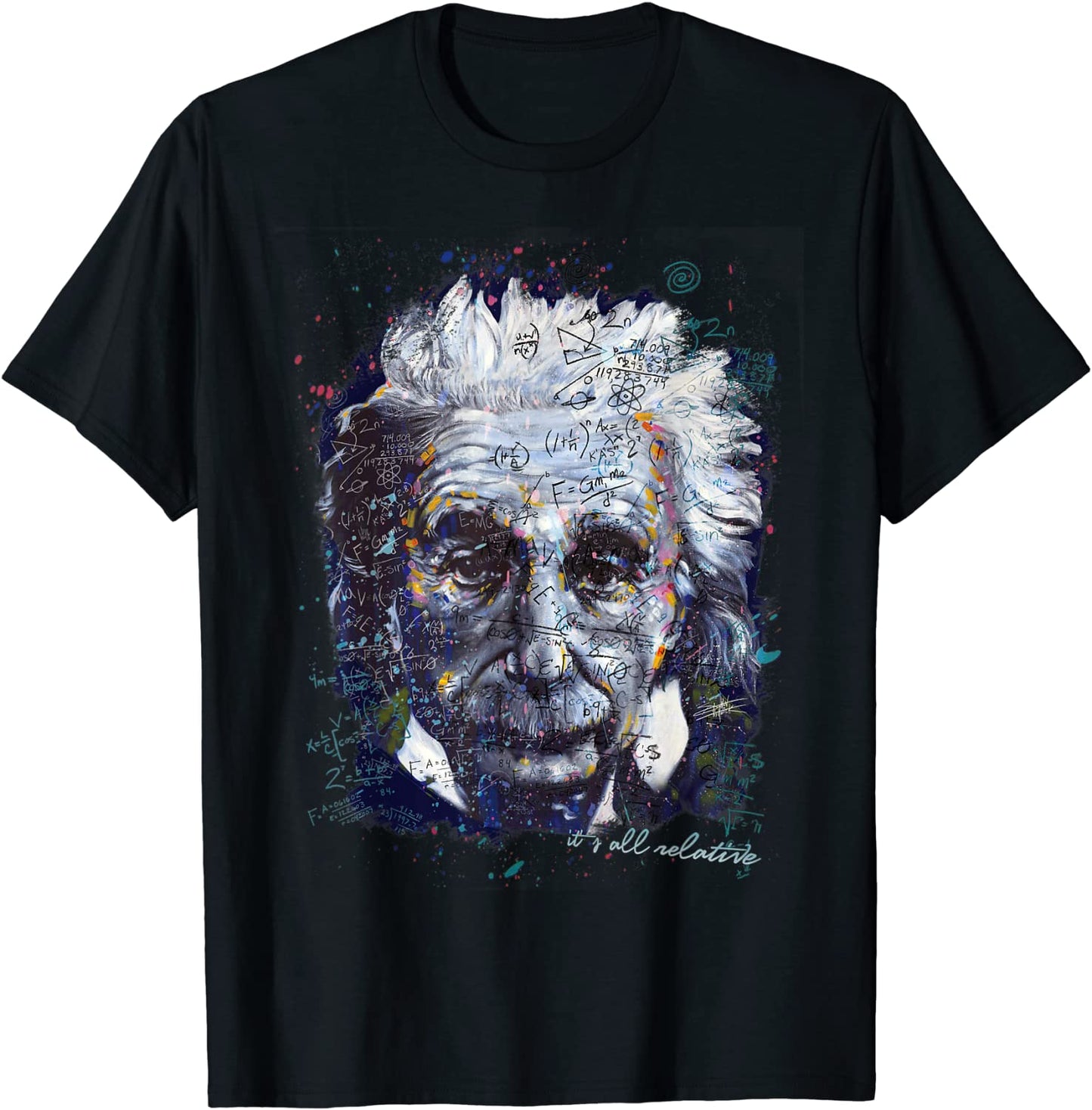 Einstein Its All Relative Theory of Relativity Emc2 T-Shirt