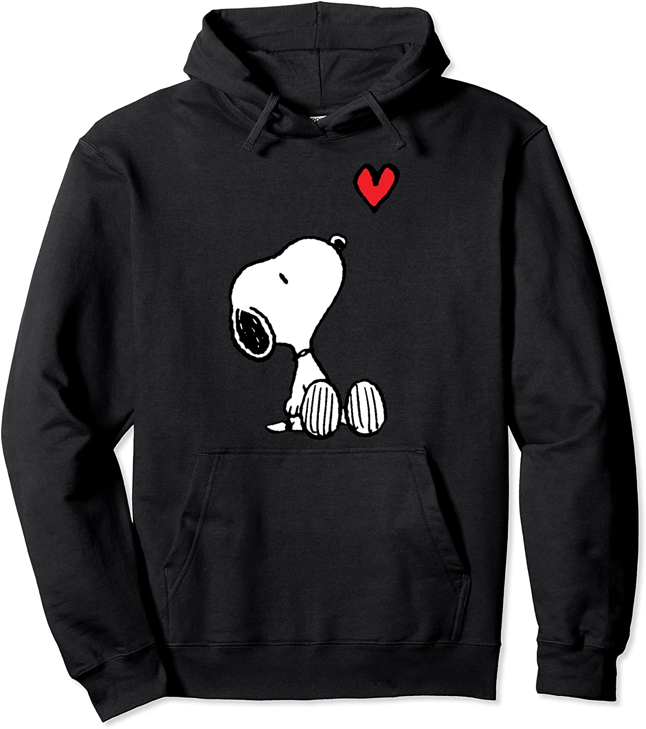 Peanuts Heart Sitting Snoopy Hoodie
