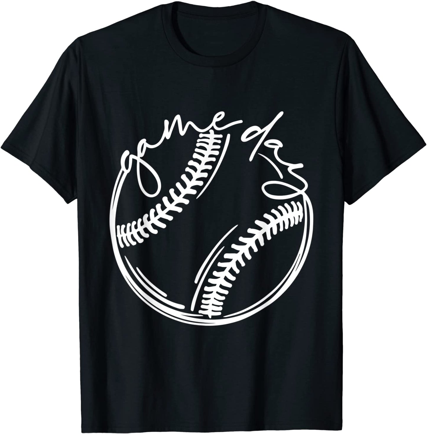 Game Day Baseball Baseball Life Softball Life Gift for Mom T-Shirt