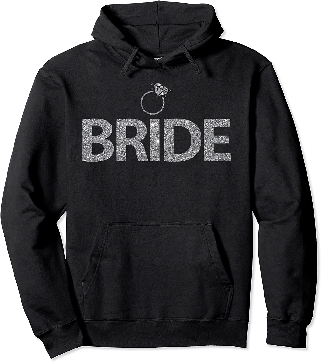 Bride Hoodies For Women Grainy Grey