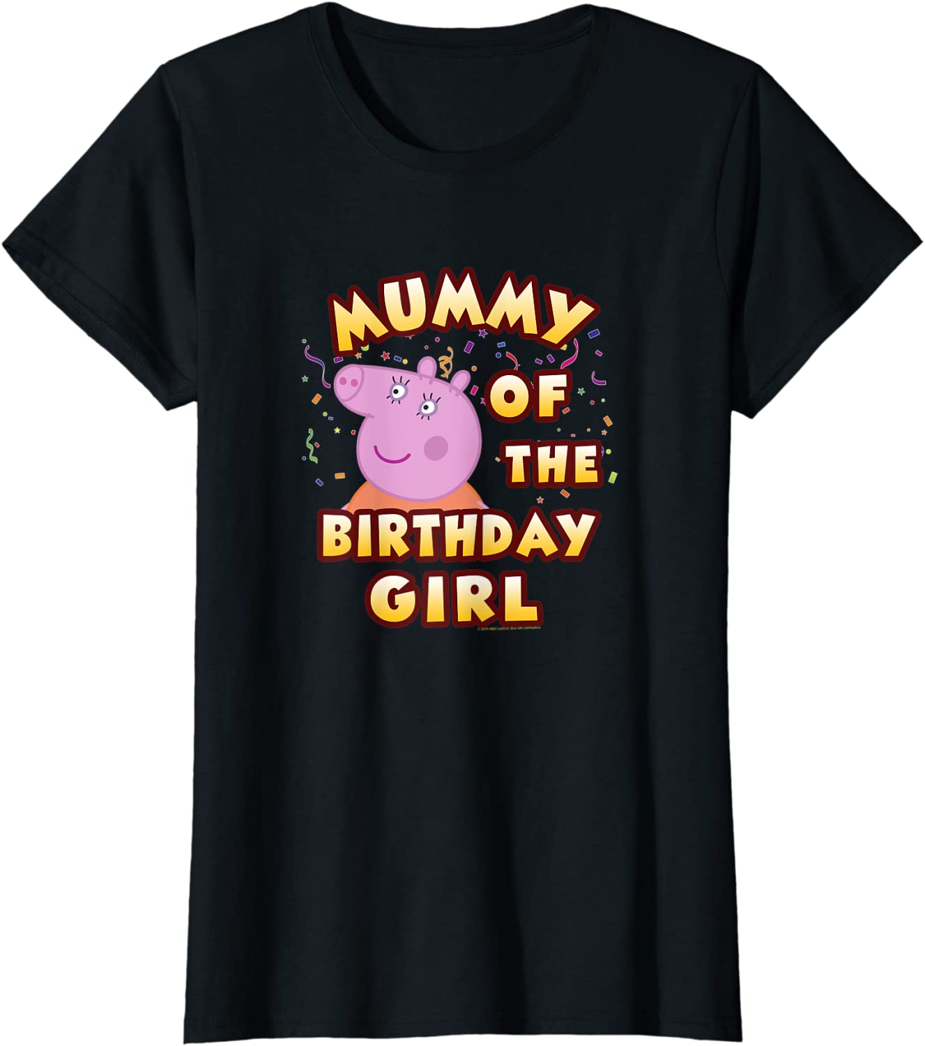 Womens Peppa Pig Mummy Of The Birthday Girl T-Shirt