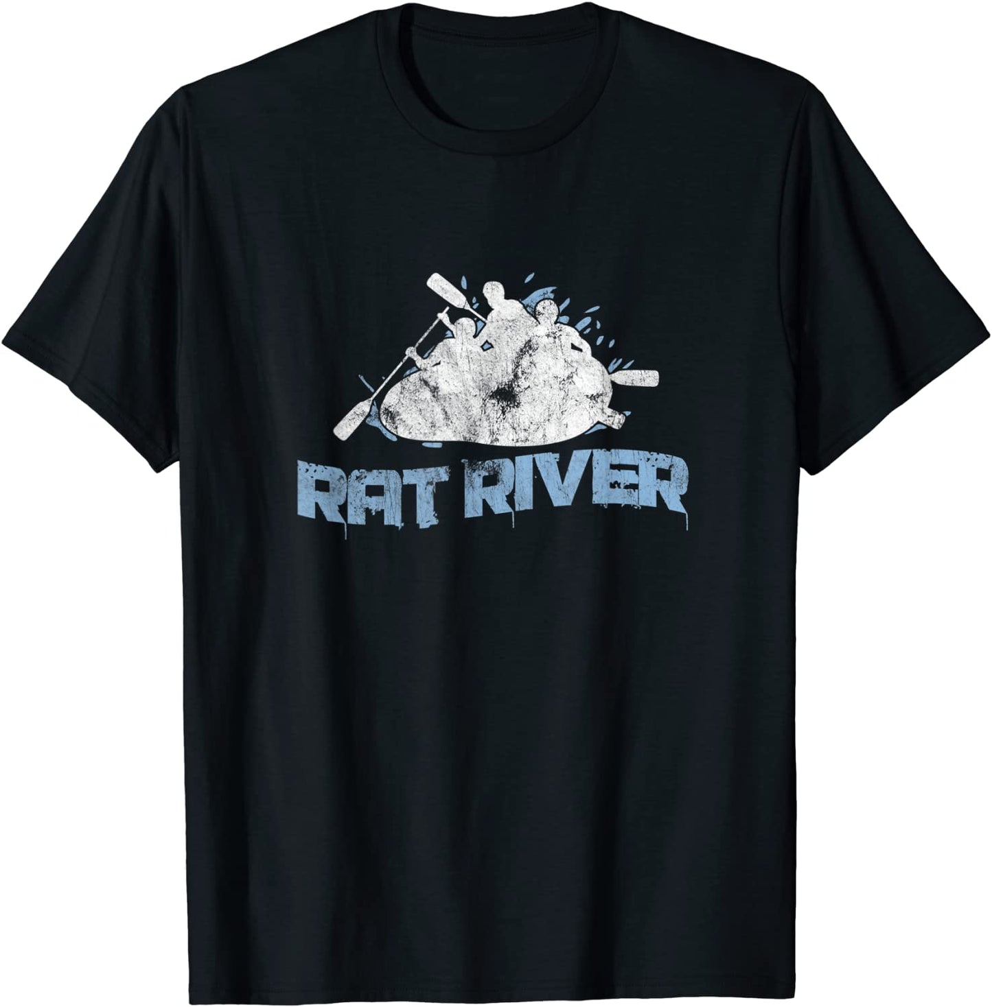 Rafter Water Sports Buddies Whitewater River Rat Rafting T-Shirt