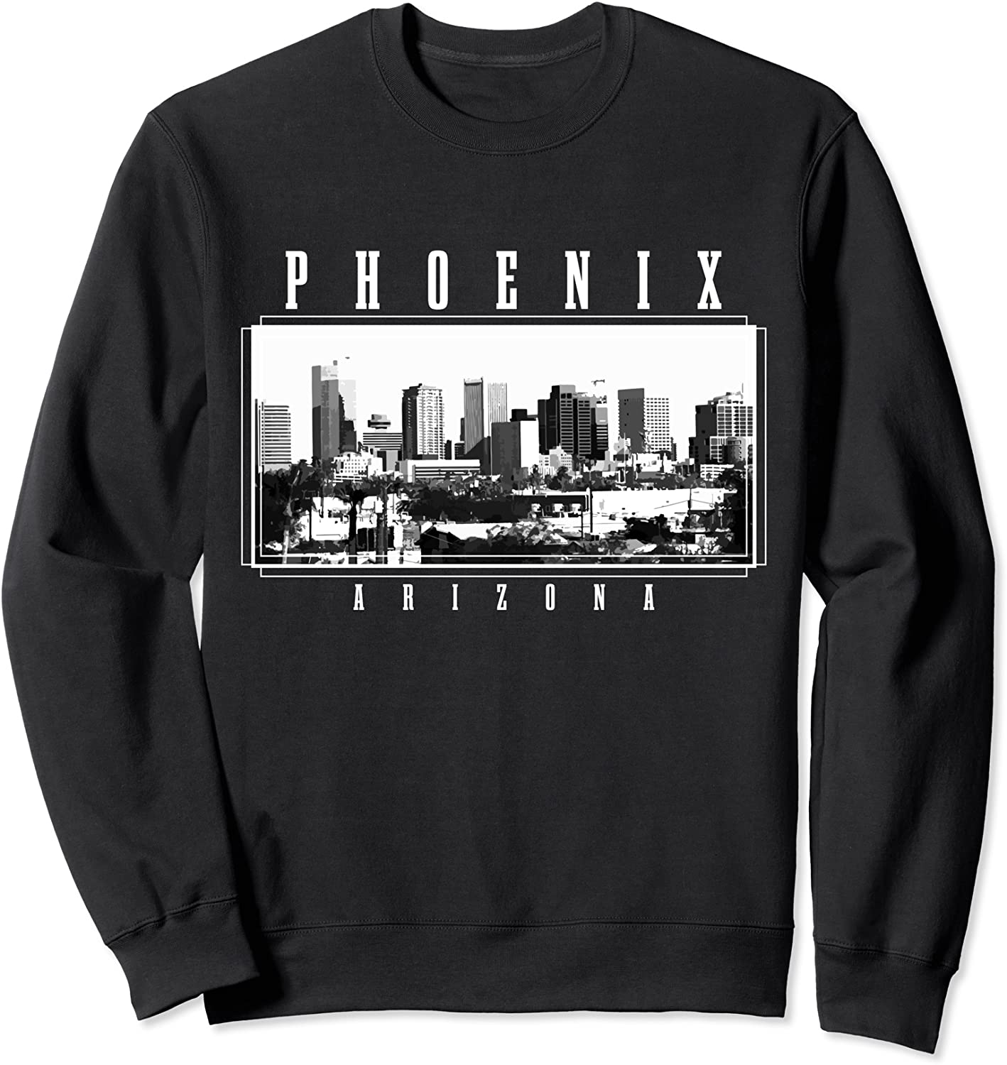 Phoenix Skyline Arizona Pride Vintage Phoenix Sweatshirt