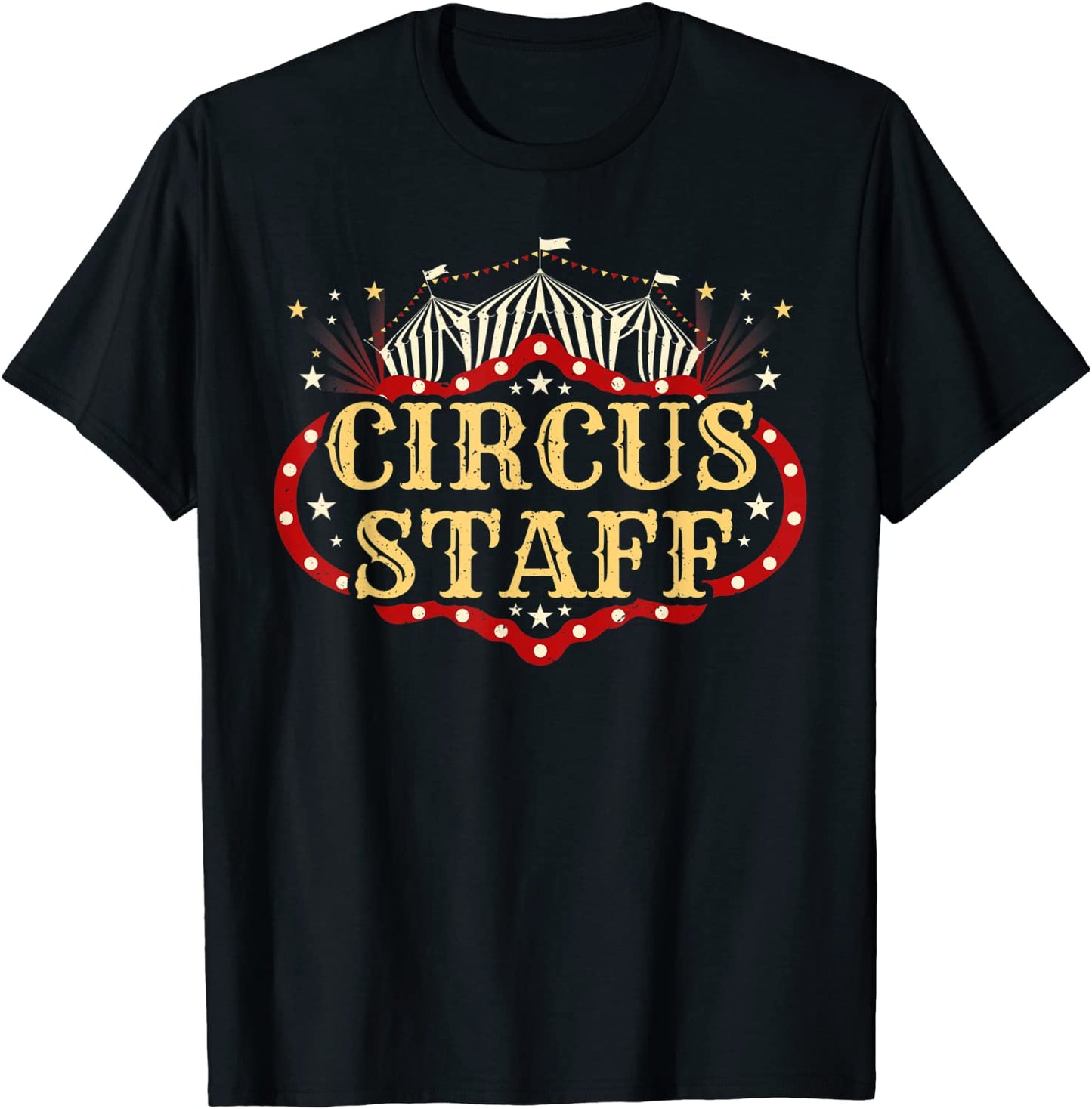 Vintage Circus Themed Birthday Party T Shirt - Event Staff T-Shirt