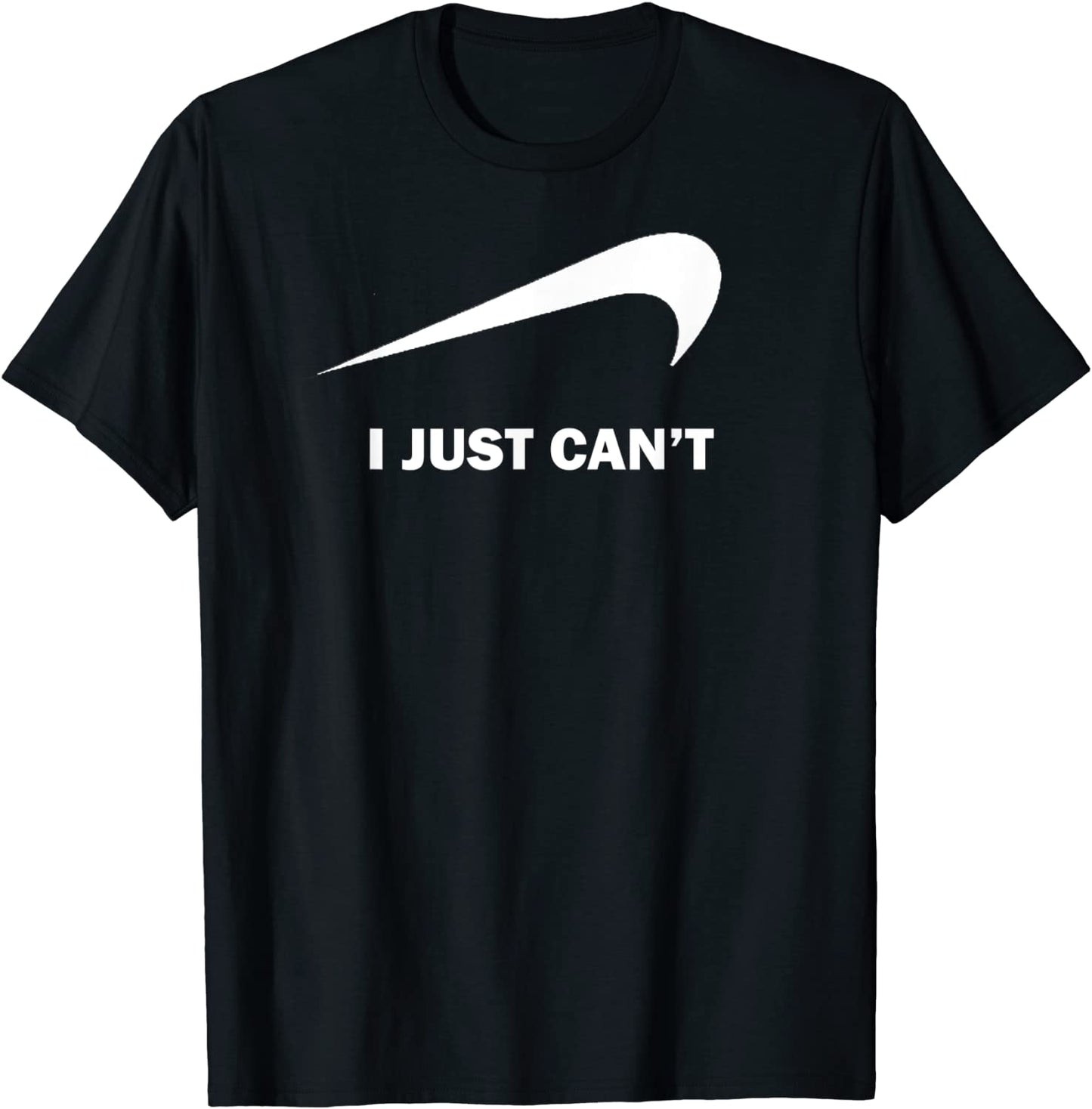 I JUST CANT PARODY MEME SPORTS SHOES SNEAKERS BALL LOGO T-Shirt
