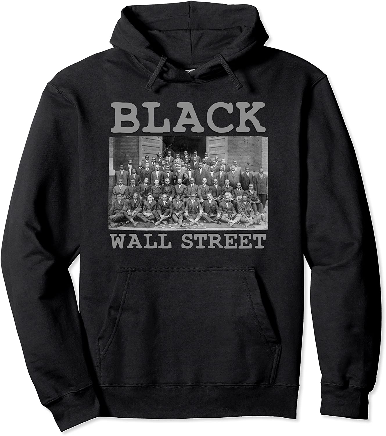 Vintage Black Business Black History Month Black Wall Street Pullover Hoodie