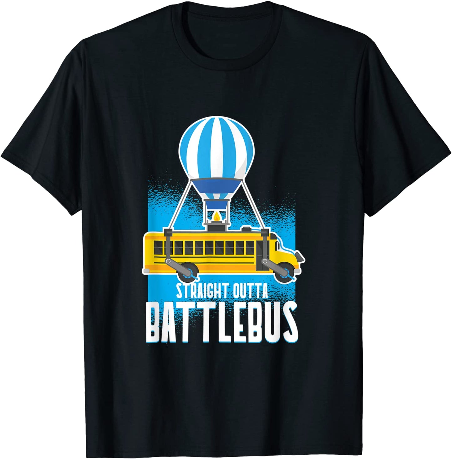 Straight Out The Battle Bus Gamer Video T-Shirt