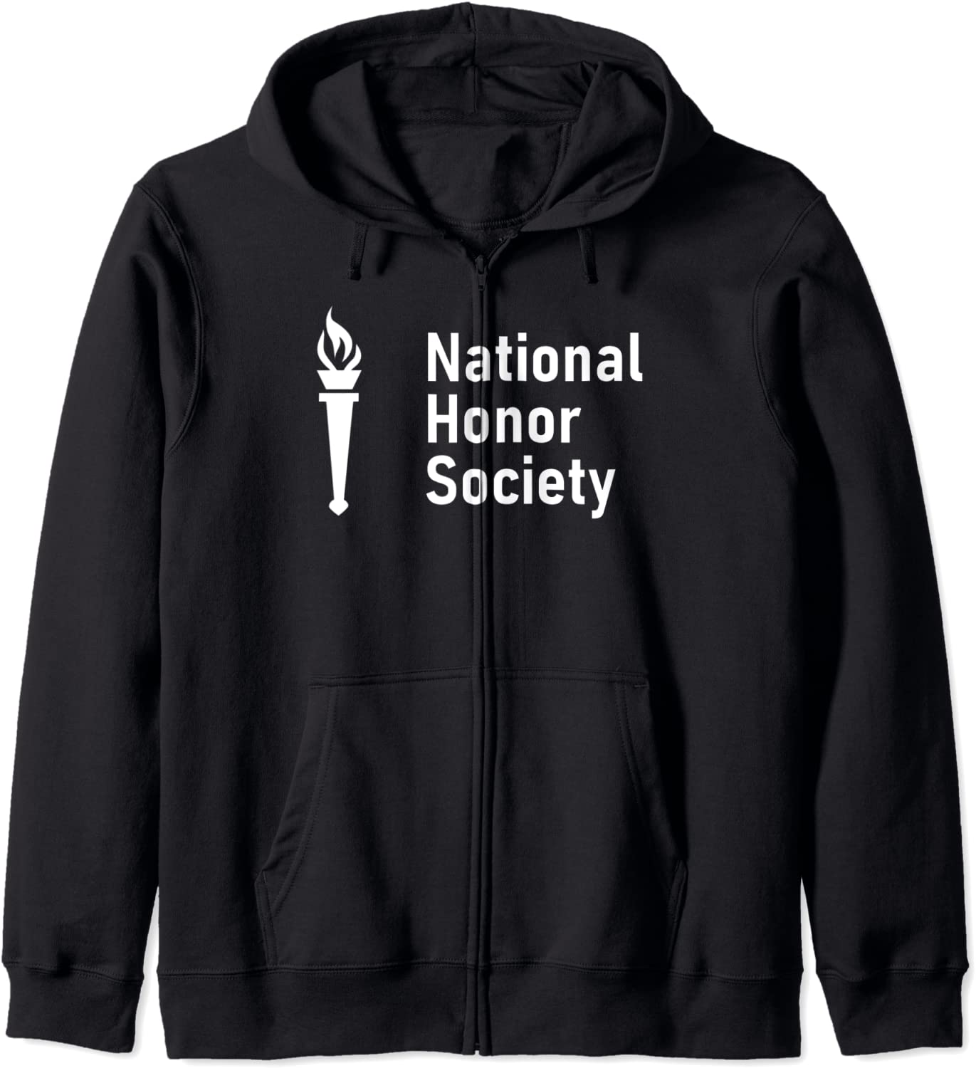 National Honor Society Scholastic Torch Logo Hoodie