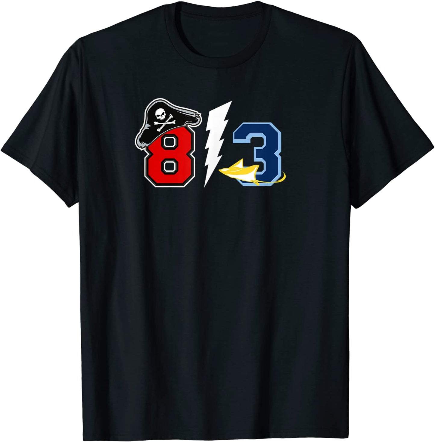 Tampa Bay Florida 813 Sports Fan Favorite Collage T-Shirt