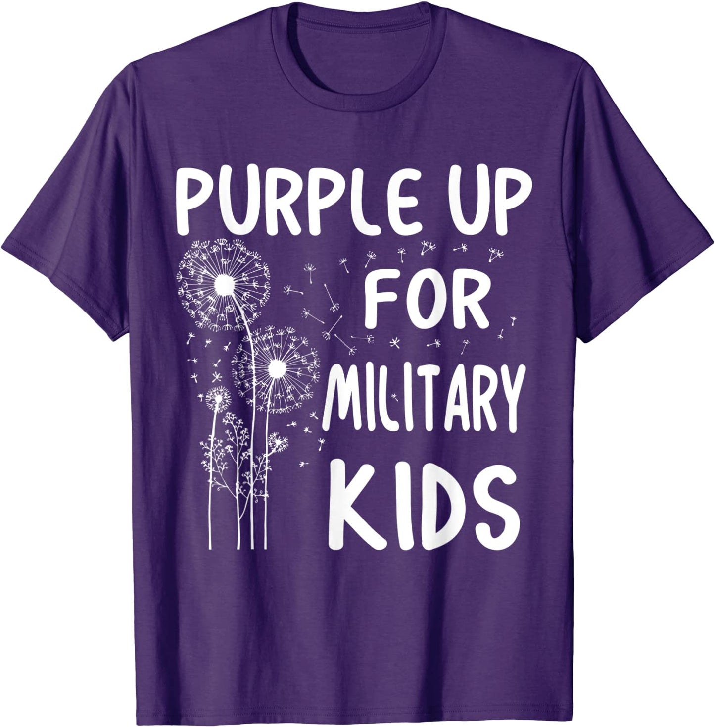 Purple up for Military Kids - Month of the Military Child T-Shirt