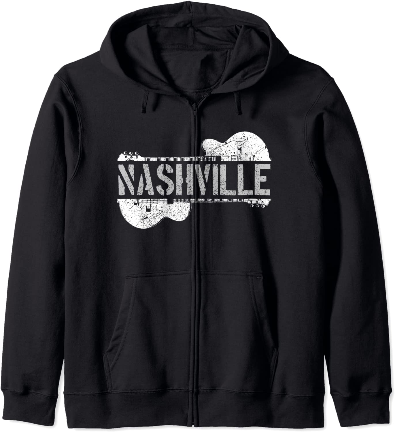 Nashville Guitar Tennessee Country Music City Guitarist Gift Hoodie