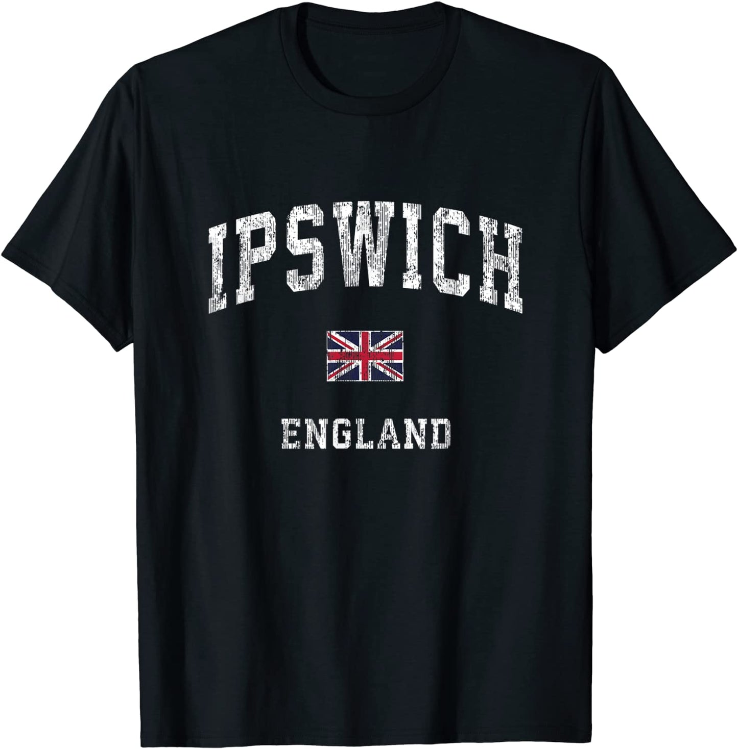Ipswich England Vintage Athletic Sports Design T-Shirt