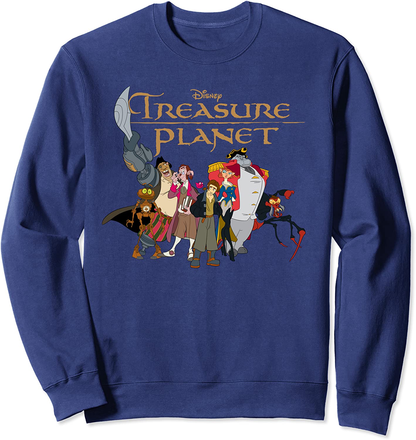 Disney Treasure Planet Logo and Characters Sweatshirt