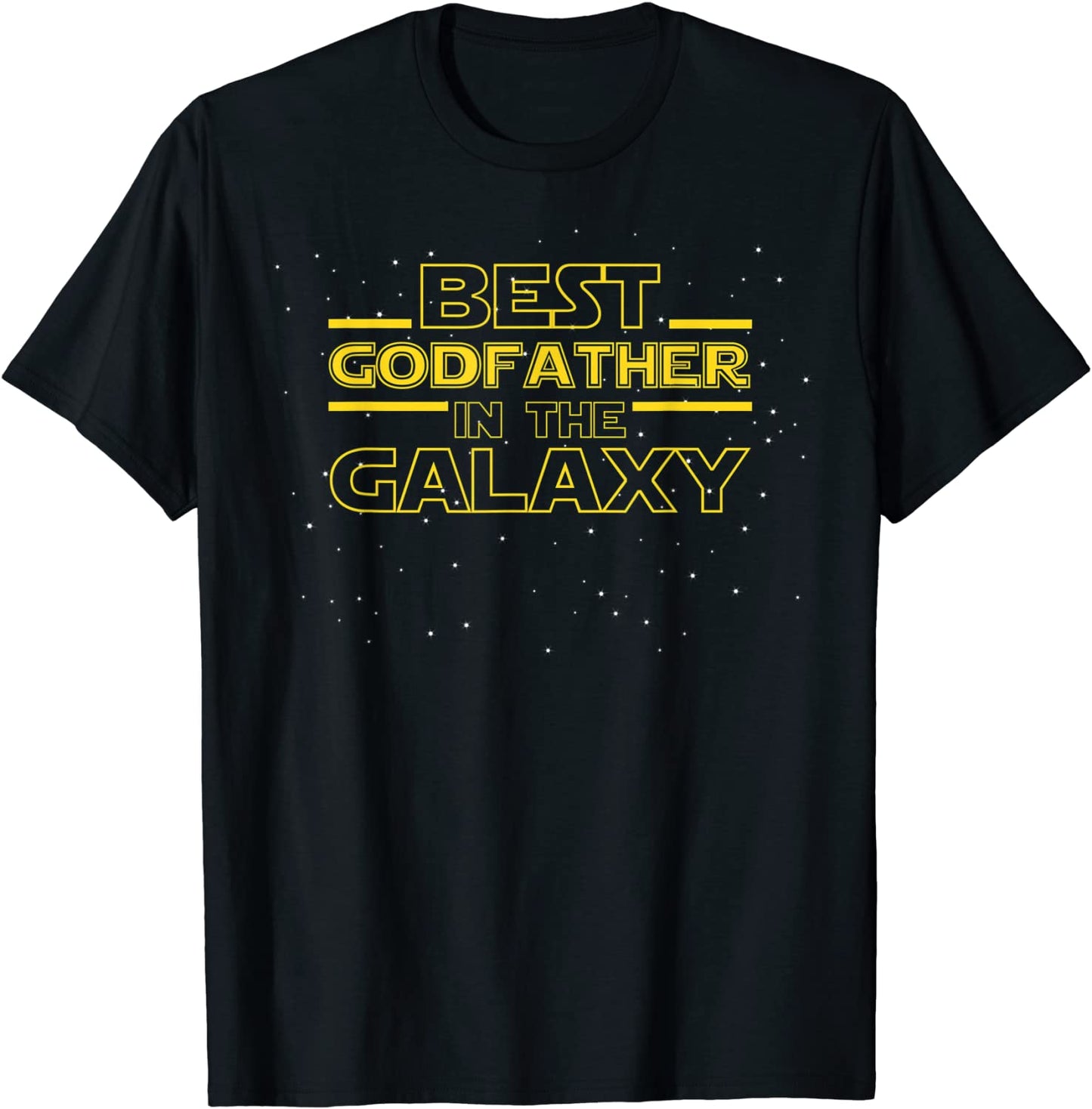 Mens Godparent Godfather Shirt Gift Best Godfather in the Galaxy T-Shirt