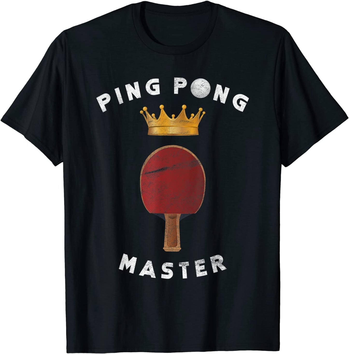 Funny Ping Pong Table Tennis Master Sport Coach T-Shirt