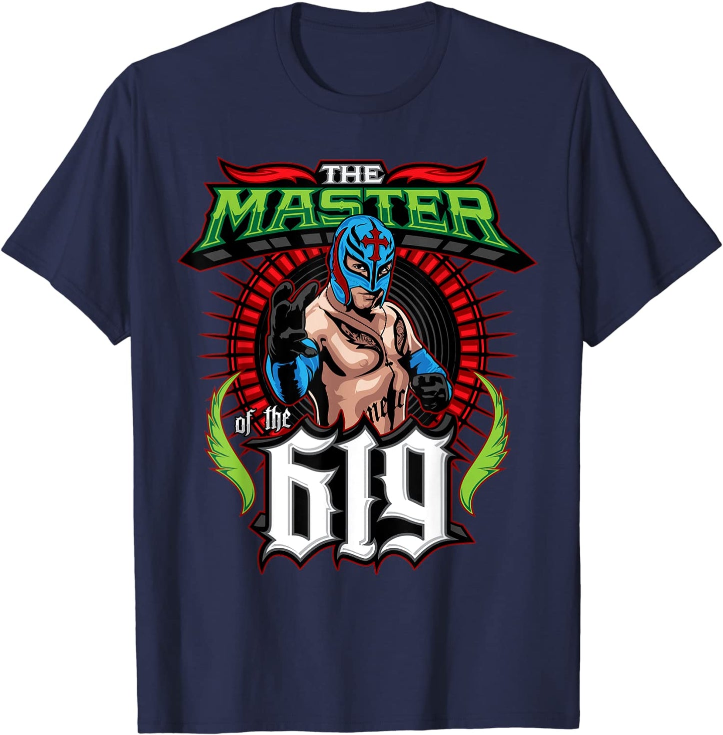 WWE Rey Mysterio Master of The 619 Graphic T-Shirt T-Shirt