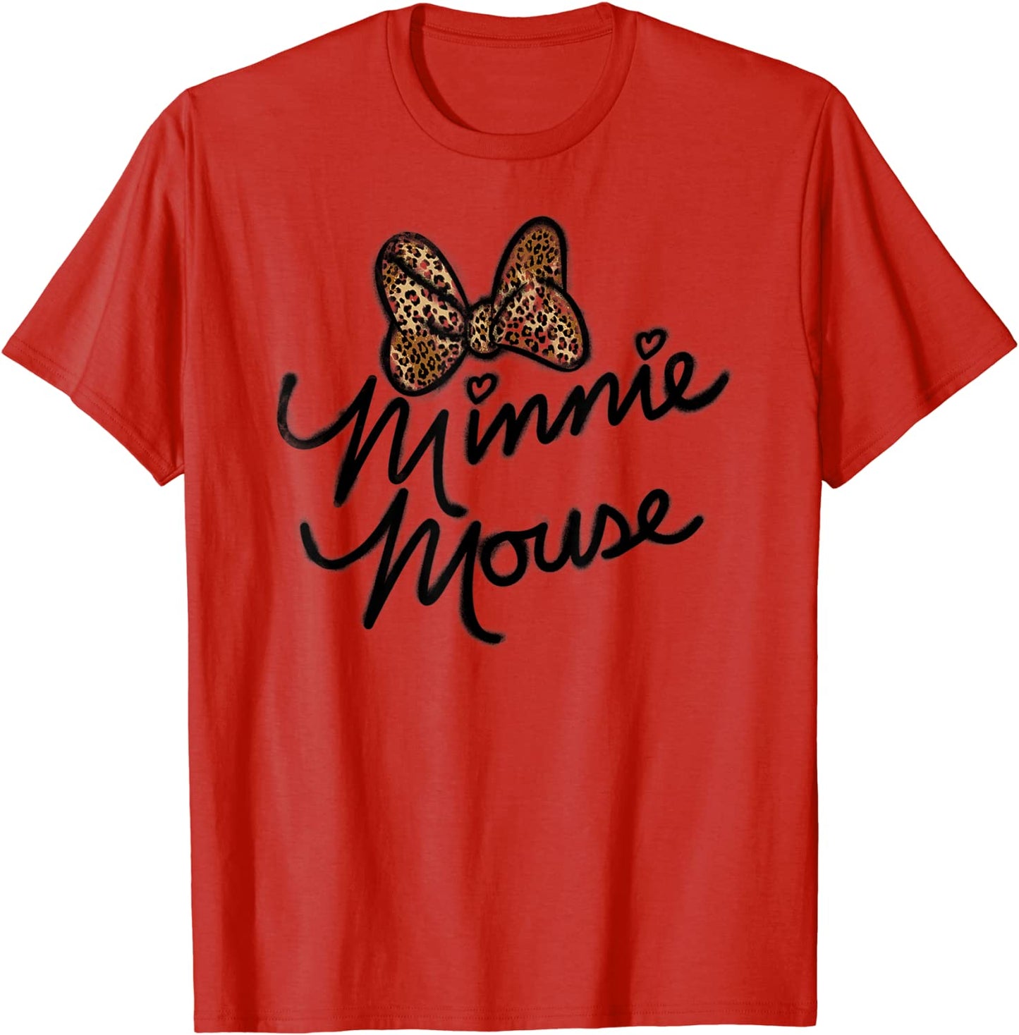 Disney Minnie Mouse Leopard Autograph T-Shirt