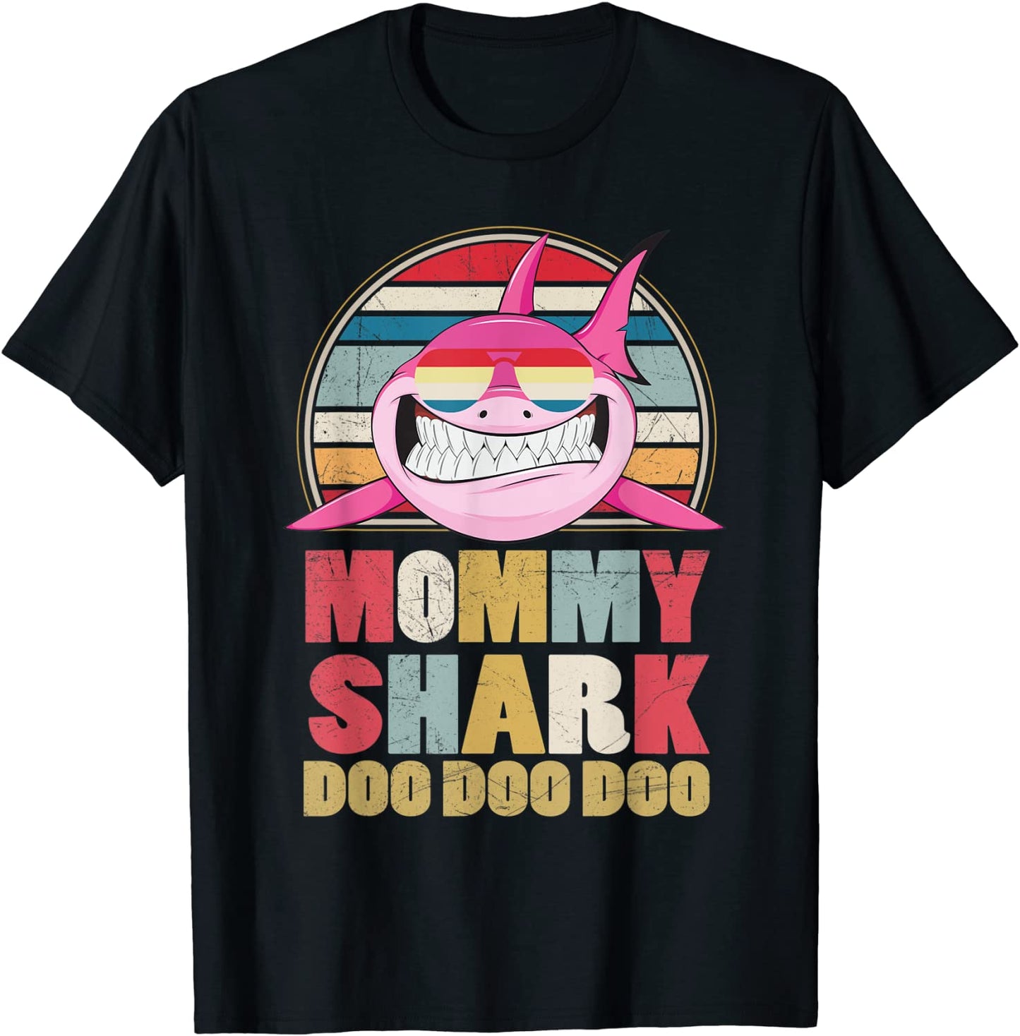 Mommy Shark Doo Doo shirt Retro Vintage