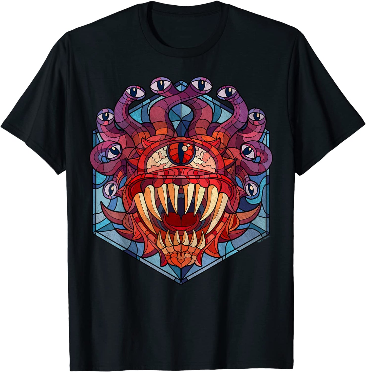 Dungeons Dragons Beholder Stained Glass T-Shirt