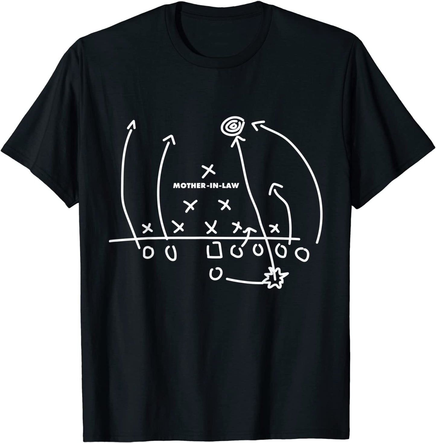 Funny Football Plays Against Mother In Law American Sports T-Shirt