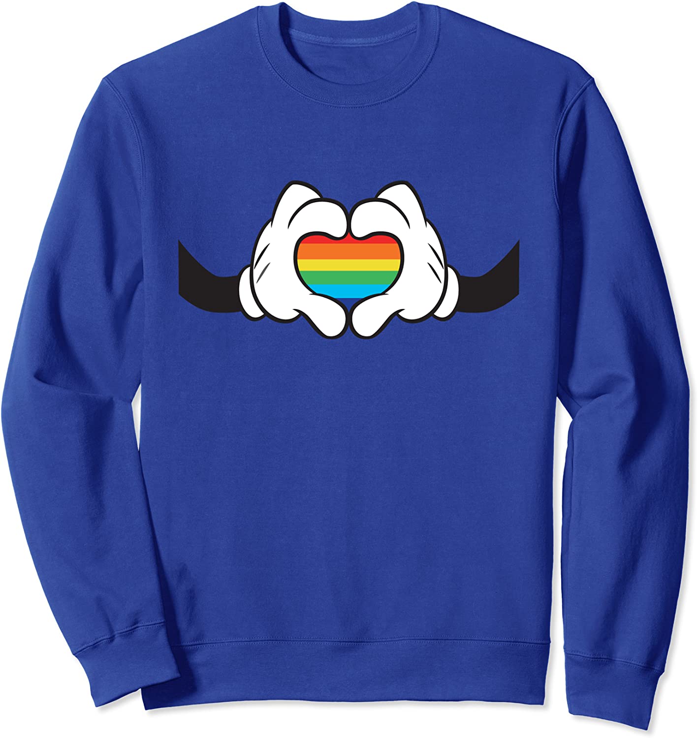 Disney Mickey Mouse Rainbow Hands Sweatshirt