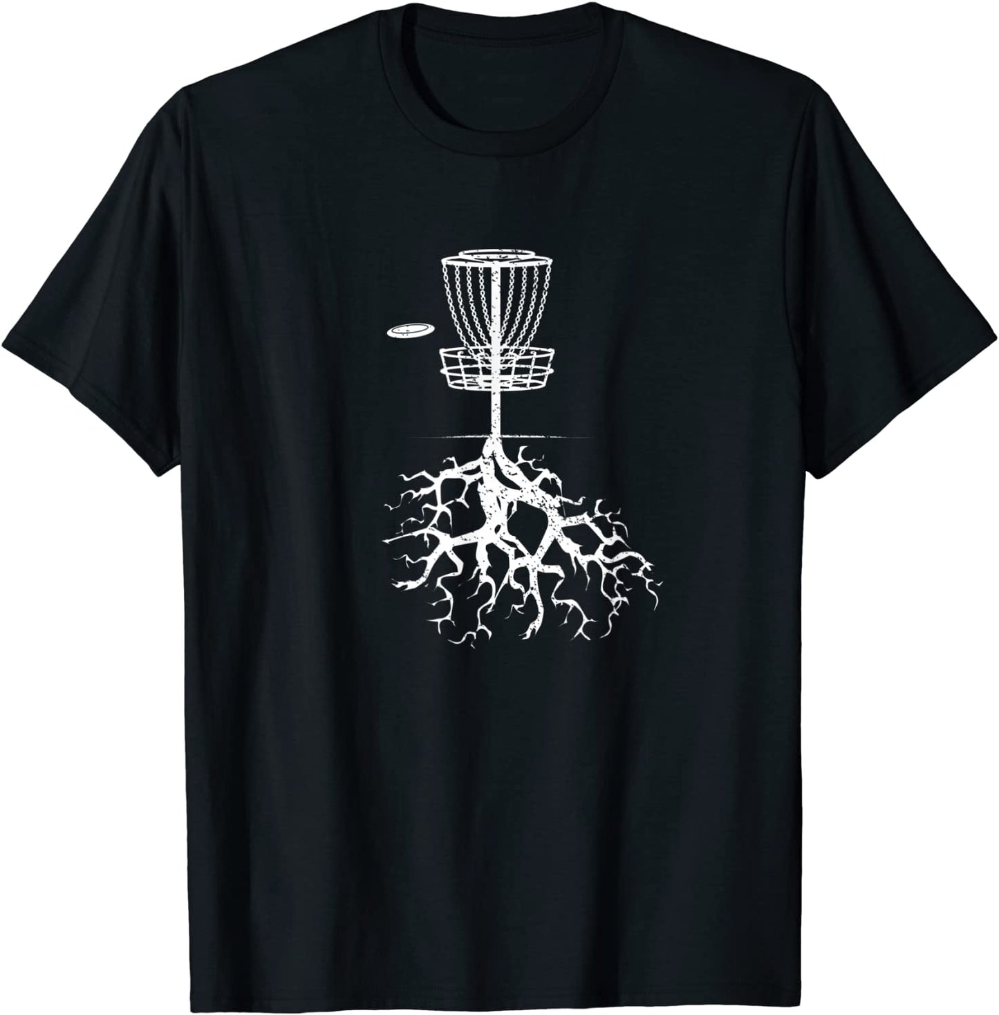 Artistic Disc Golf Basket Frisbee Golfing Cool Sports Gifts T-Shirt