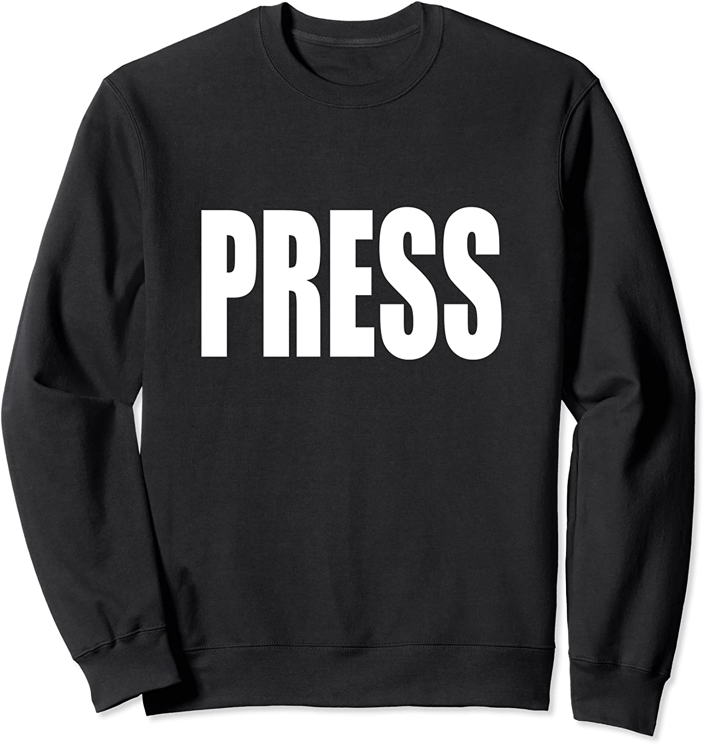 PRESS Sweatshirt Tee News Journalist Reporter Shirt Camera