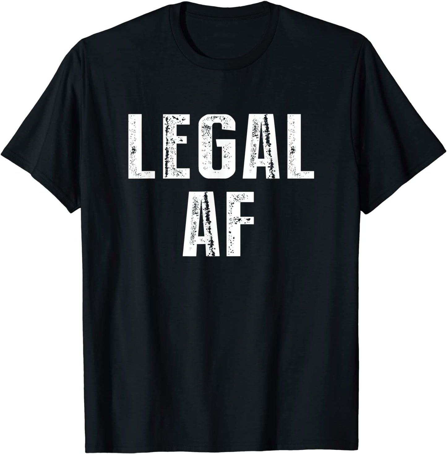 Funny 21st Birthday Gift T-Shirt Legal AF 21 Years Old Tee T-Shirt