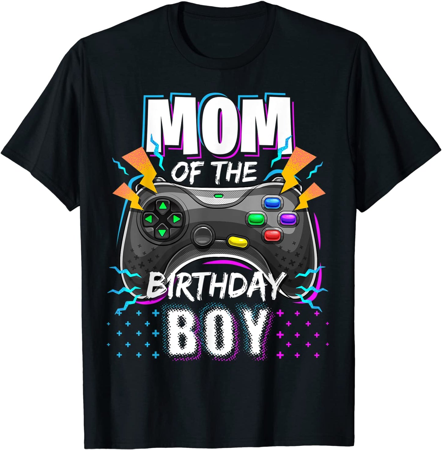 Mom of the Birthday Boy Matching Video Gamer Birthday Party T-Shirt