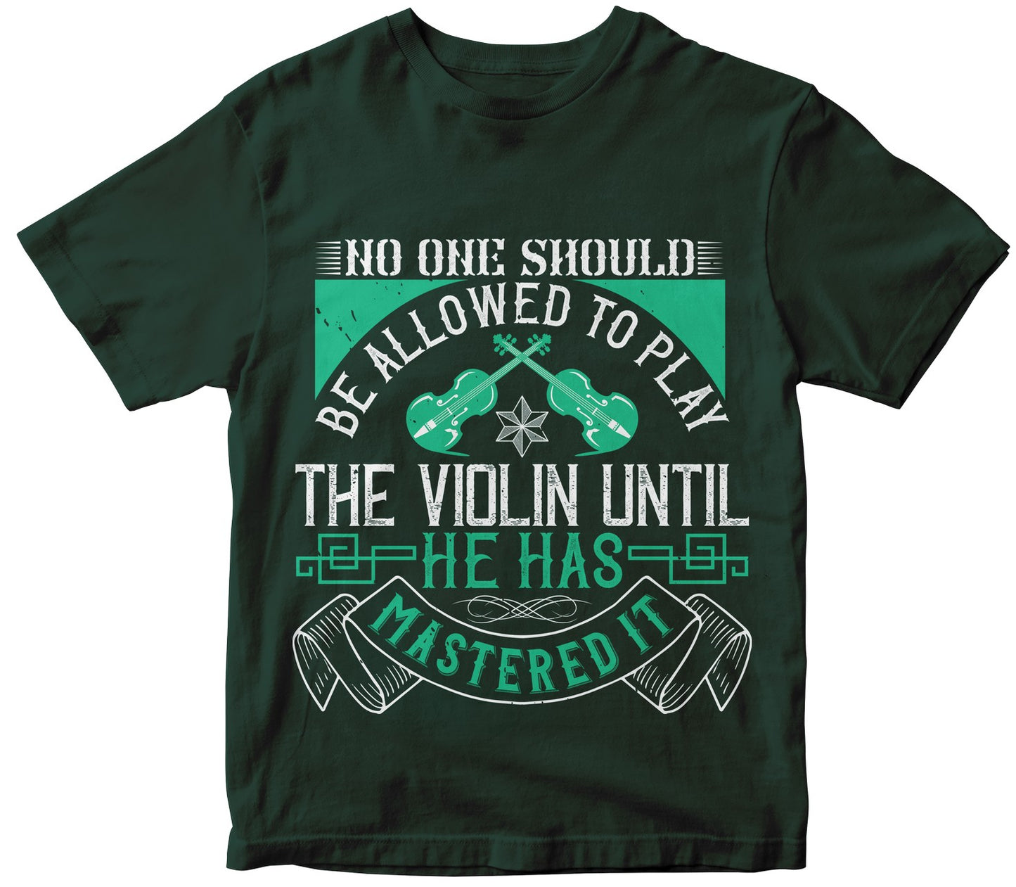 No One Should Be Allowed To Play The Violin Until He Has Mastered It