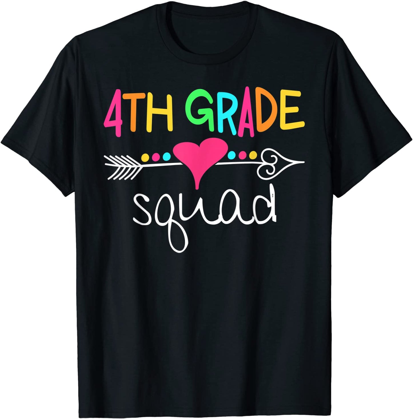 4th Grade Squad Fourth Teacher Student Team Back To School T-Shirt